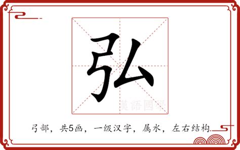 弘名字意思|弘字的解释